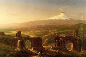 Mount Etna from Taormina by Thomas Cole