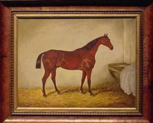 Horse In Stable by J. Duvall