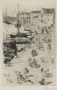 Riva Degli Schiavoni, Ii by Frank Duveneck