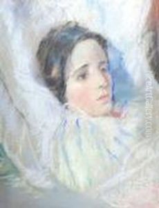 Elizabeth Boott Duveneck, Birth Of Francis,paris 1887 by Frank Duveneck