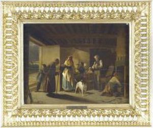 The Family Dinner by Theophile-Emmanuel Duverger