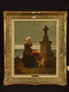 2 Seemannsfrauen by Theophile-Emmanuel Duverger