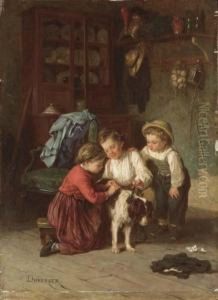 The Patient Pet by Theophile-Emmanuel Duverger