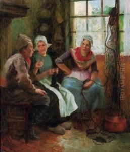 Mending The Nets by Carl Duxa