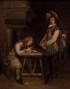 In Der Schreibstube by Willem Cornelisz. Duyster