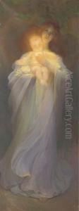 Mother And Child by Franz Dvorak