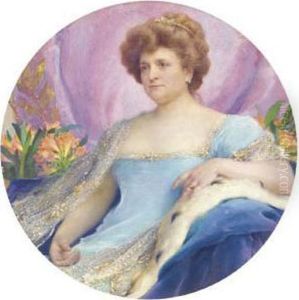 A Portait Of Karla Novorna by Franz Dvorak
