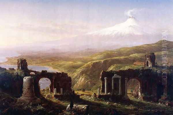 Mount Aetna from Taormina, Sicily - view 1