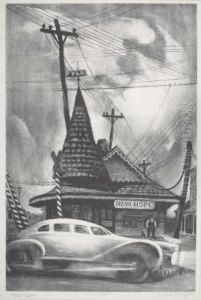 Railway Station by Mabel Dwight