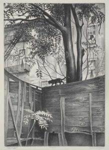 Backyard by Mabel Dwight