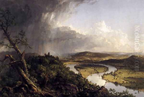 View from Mount Holyoke, Northamptom, Massachusetts, after a Thunderstorm (The Oxbow) 1836 - view 1