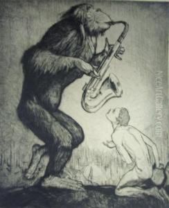 Fifteen Assorted Etchings And Drypoints