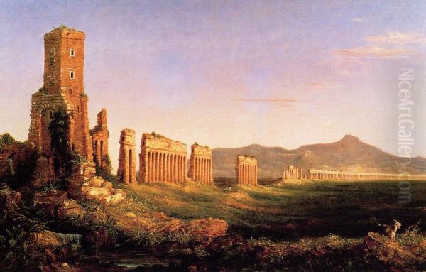Aqueduct near Rome - view 1