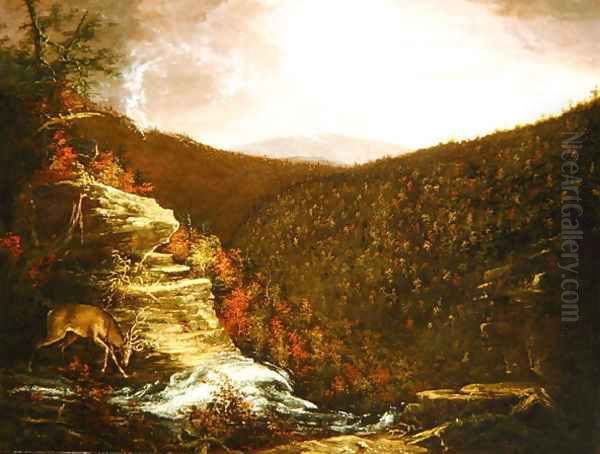 From the Top of Kaaterskill Falls, 1826 - view 1