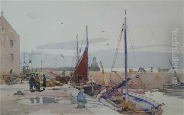 Docked Fishing Boats - view 1
