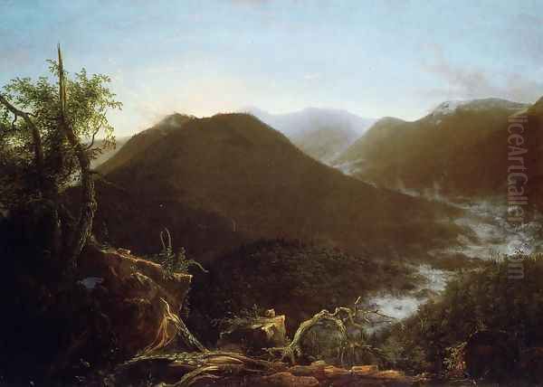 Sunrise in the Catskill Mountains - view 1