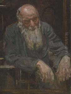 A Study Of An Old Man by Thomas Cowperthwait Eakins