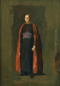 The Cardinal by Thomas Cowperthwait Eakins