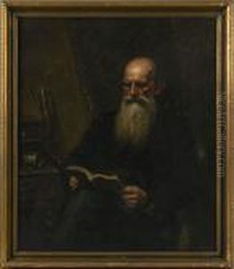 Portrait Of Charles L. Fussell by Thomas Cowperthwait Eakins