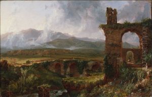A View near Tivoli (Morning) by Thomas Cole
