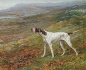 A Pointer On A Moor by Maud Earl