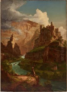 Valley of the Vaucluse by Thomas Cole