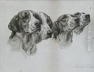 A Collection Of 24 Dog Prints. by Maud Earl