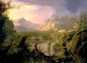 Romantic Landscape by Thomas Cole