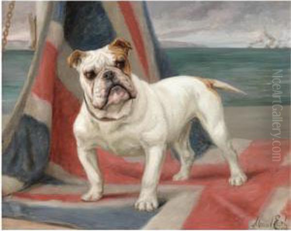 "what We Have We'll Hold": A Portrait Of 
Dimboola
 The Champion Bulldog by Maud Earl