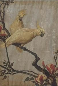 Sulpher-crested Cockatoos by Maud Earl