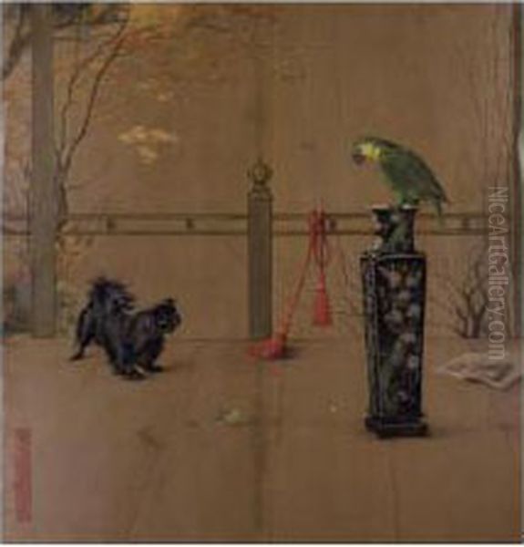 The Parrot And The Pekinese - view 1