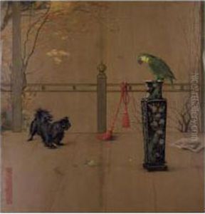 The Parrot And The Pekinese by Maud Earl