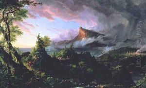 The Course of Empire The Savage State 1833-36 by Thomas Cole