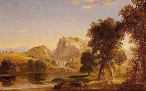 Sketch for 'Dream of Arcadia' by Thomas Cole