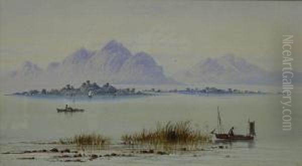 Paddle Steamer And Fishing Boats - view 1