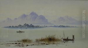 Paddle Steamer And Fishing Boats