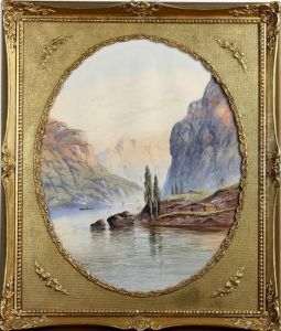 Fjordlandskap Med Batar