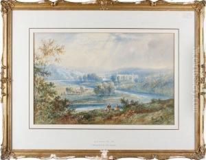 Making Hay In The Valley Meadows by Henry Earp