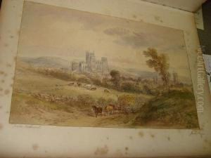 Views Of Wells Cathedral, Eton College Chapel And Portraitstudies by Henry Earp