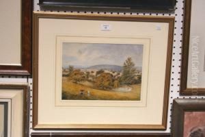 Landscape With Cattle Grazing by Henry Earp