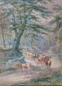 Cattle In A Lane At Uckfield