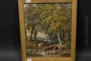 Cattle Watering by Henry Earp