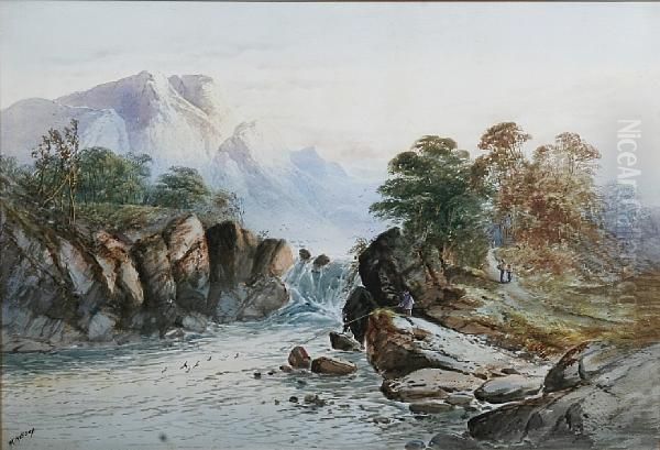 Fishing In The Highlands - view 1