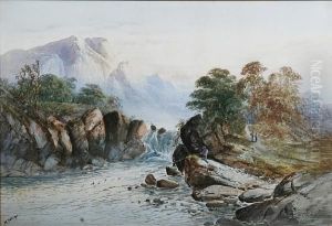 Fishing In The Highlands by Henry Earp