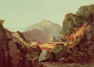 Scene from The Last of the Mohicans 1826 by Thomas Cole