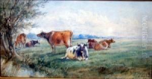 De A Stream Signed 10 X 19in by Henry Earp