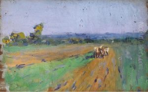 Ploughing by Mary Alexandra Bell Eastlake