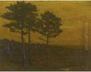 Group Of Pines by Charles Warren Eaton