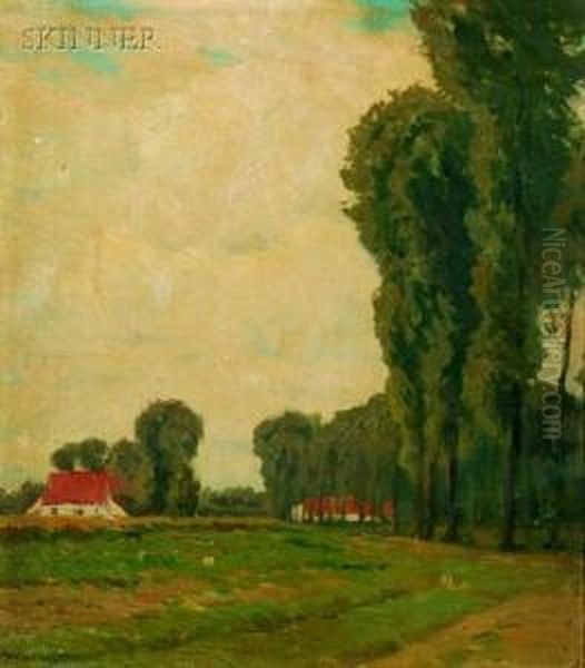 Landscape With Distant Houses - view 1