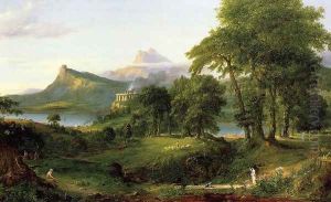The Course of Empire: The Arcadian or Pastoral State c.1836 by Thomas Cole